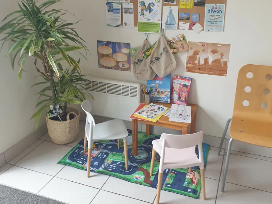 Salla d'attente des petits